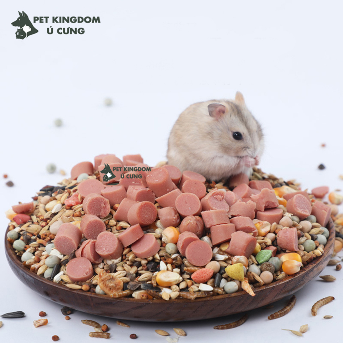 Xúc xích cho hamster, chó mèo, nhím