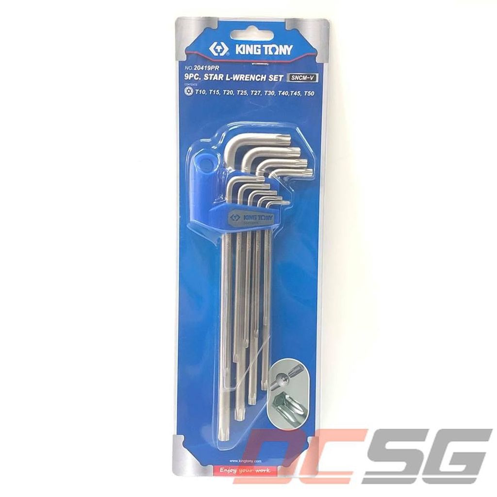 Bộ lục giác hoa thị 9 cây kingtony 20419pr | dcsg