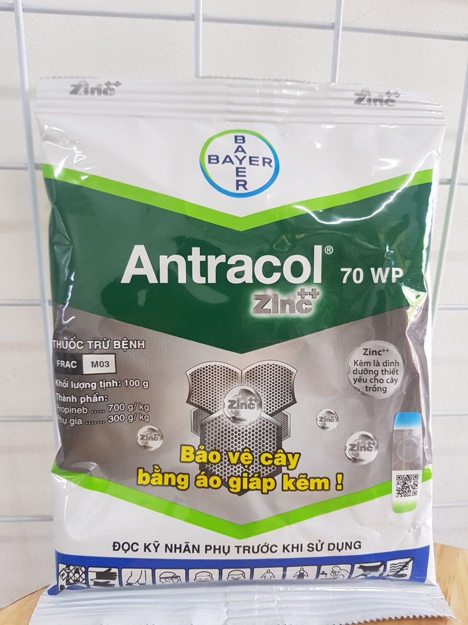 thuốc trừ bệnh ANTRACOL 70wp thuốc trừ bệnh thán thư; sương mai; đốm đen; lở cổ rễ; cháy bìa lá; mốc xám; rỉ sắt; trên cây trồng