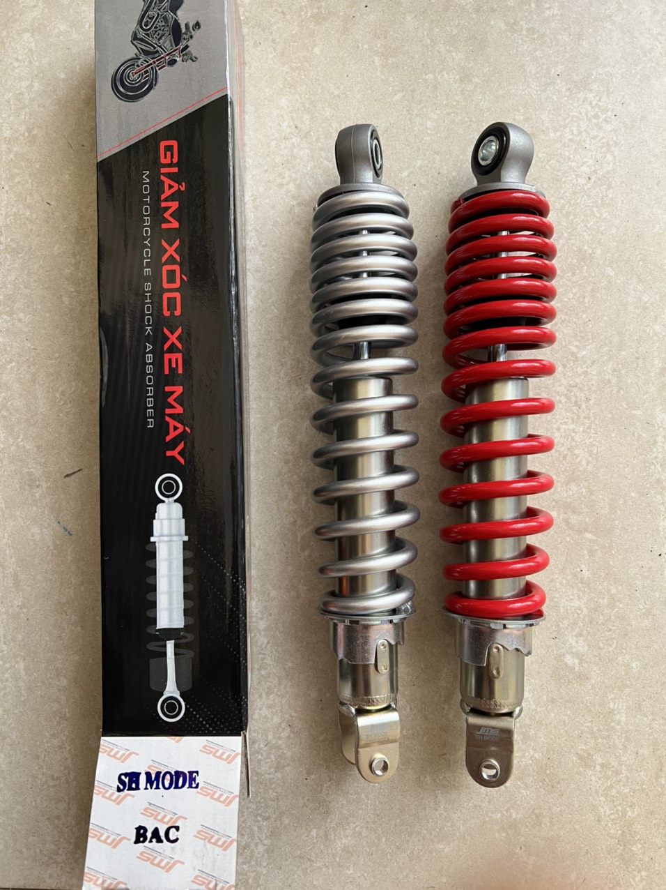 Giảm xóc sau xe máy Honda SH Mode - Phuộc nhún sau xe máy SH Mode hàng JMS VN