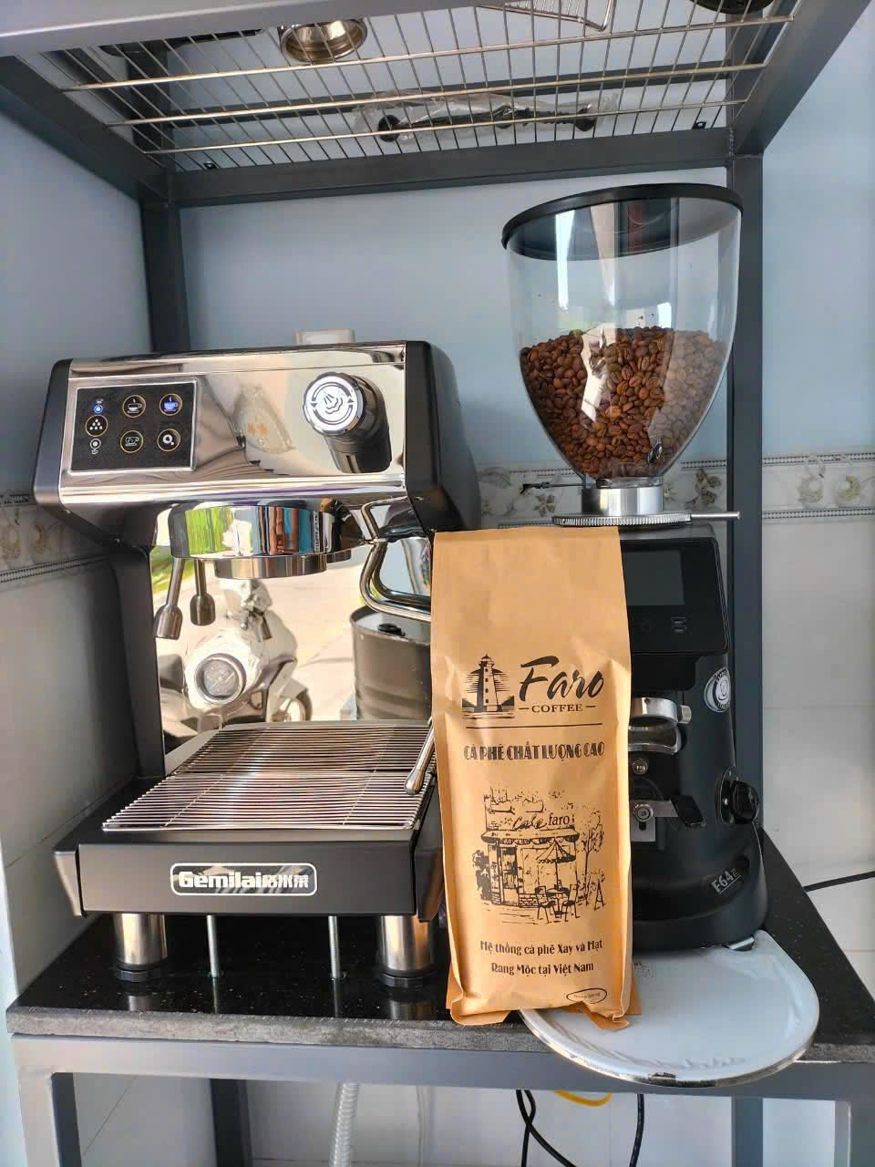 Cà Phê Hạt Nguyên Chất 100% Robusta & Arabica Rang Mộc Thơm Ngon - Cafe Hạt Pha Máy, Pha Phin Đậm Vị (Túi 500g/1Kg)