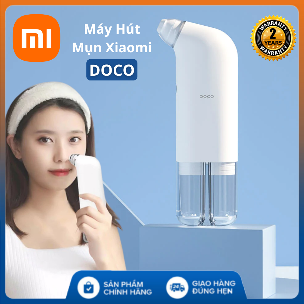 Máy hút mụn xiaomi doco mini cầm tay - máy hút mụn đầu đen spa tại nhà, mụn cám, rửa mặt công nghê tiên tiến breo market