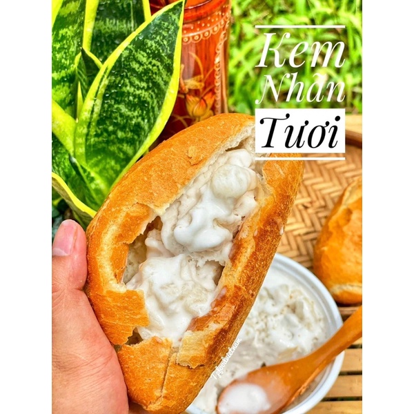 Kem nhãn tươi - hộp 500gr (giao hỏa tốc hcm)