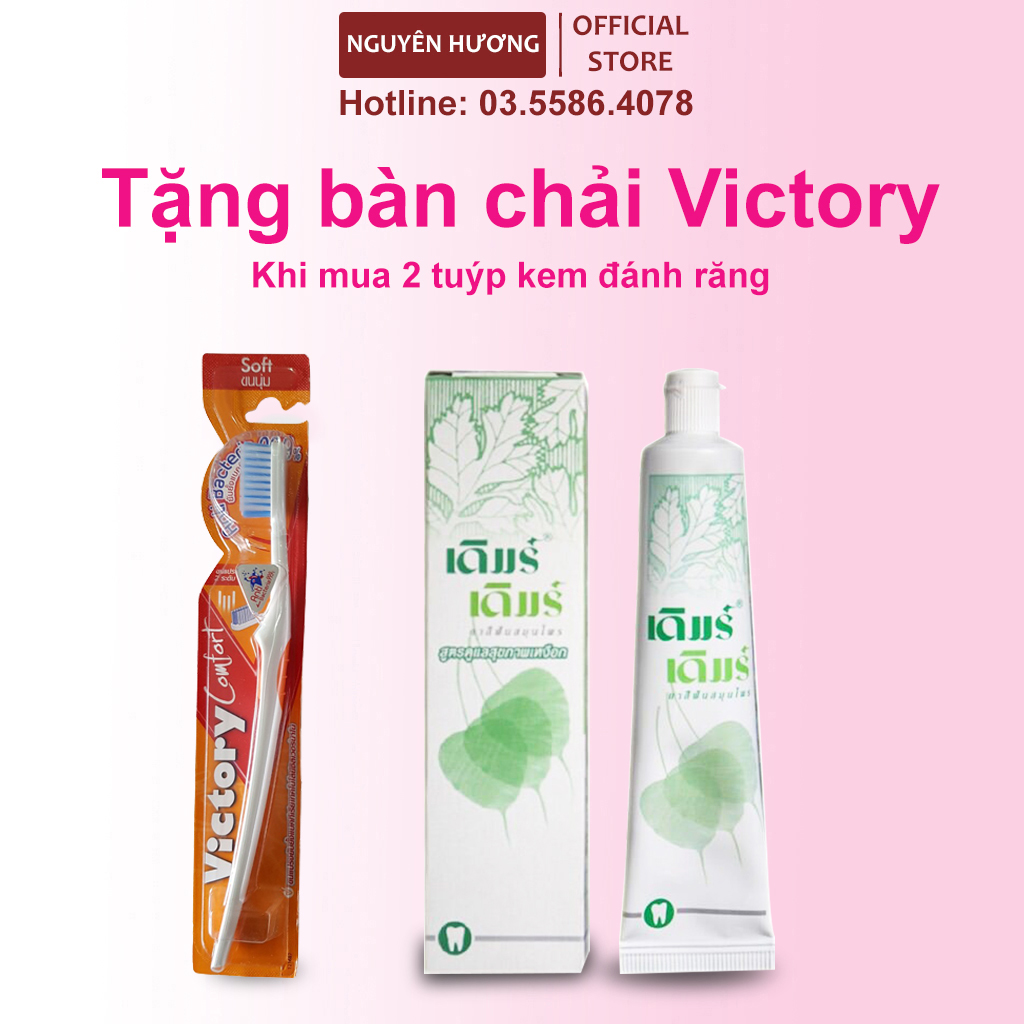 Kem đánh răng thảo dược derm derm 160gr thái lan | nguyên hương store