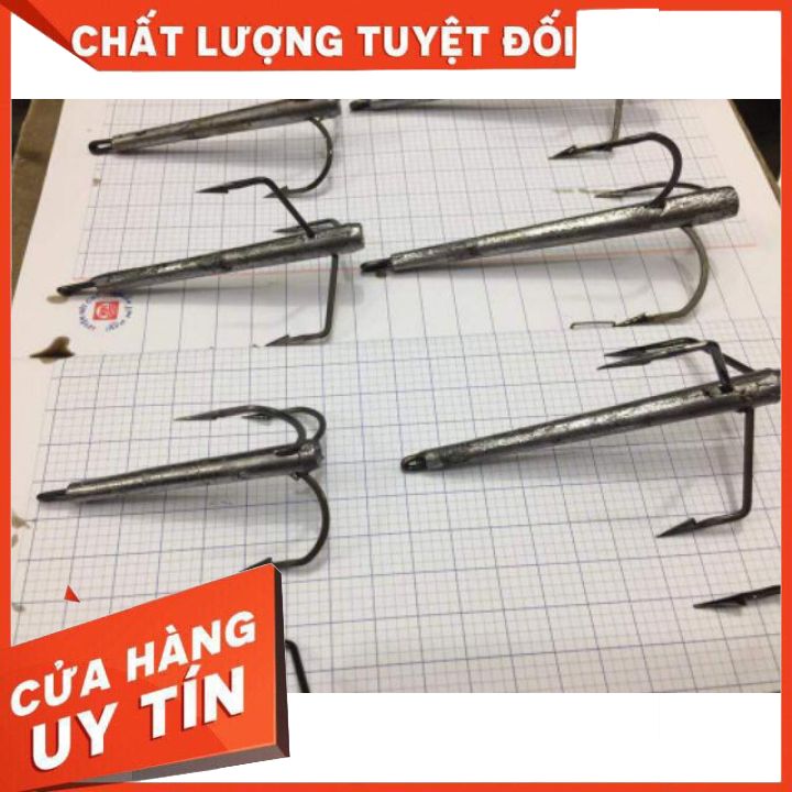 Lưỡi câu ba tiêu tay đẹp, lưỡi chuẩn, thép tốt