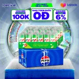 SALE 11.11-VC 12%] Combo Bung Xõa Cực Đã - 1 Thùng Pepsi lon và 1 Thùng 7Up (320ml/lon hoặc 350ml/lon)
