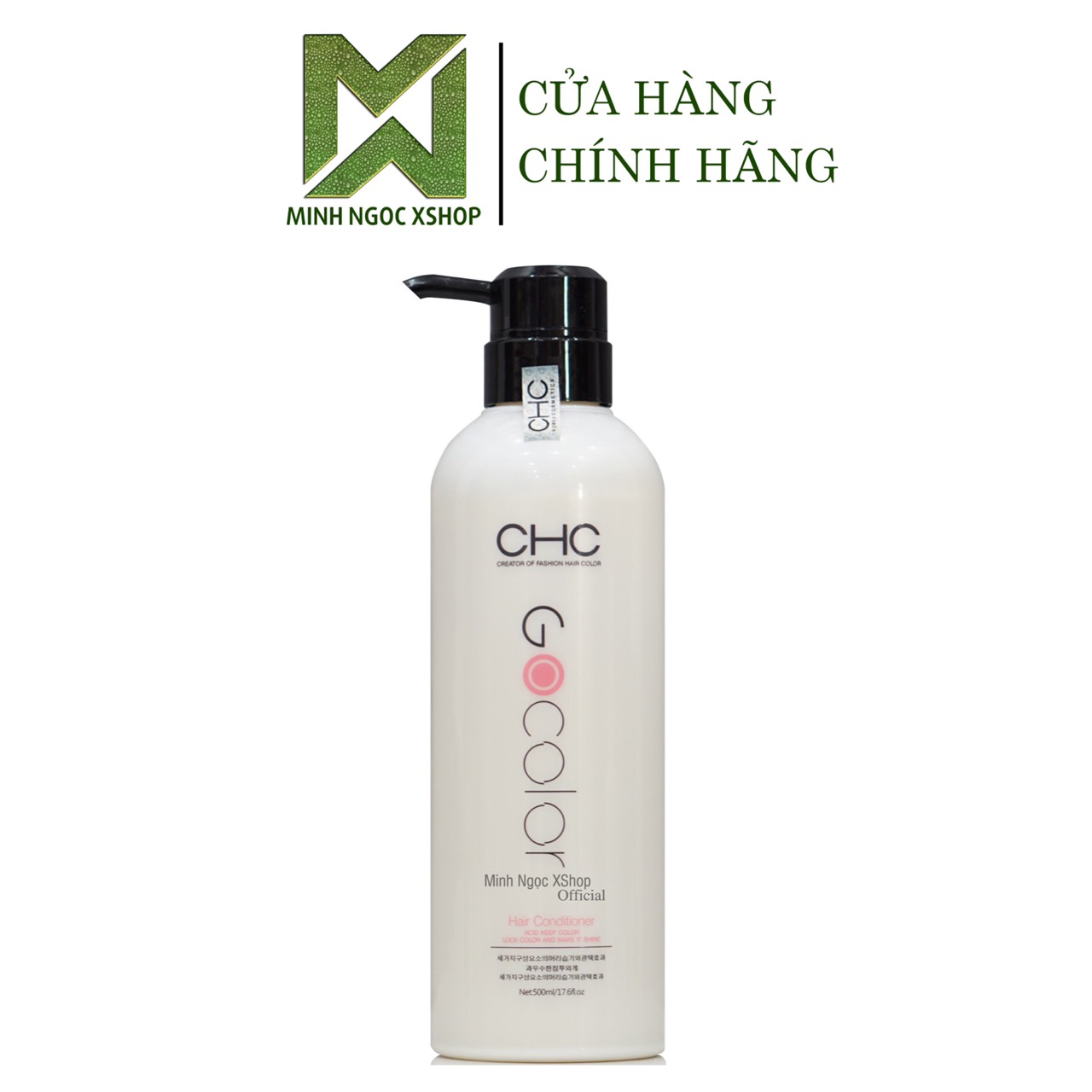 Dầu xả chc gocolor hàn quốc 500ml phục hồi, giữ màu, giảm rụng, kích mọc tóc