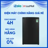 [GIAO TẠI HCM] Tủ lạnh Aqua 90 lít AQR-D100FA(BS) - Ngăn đá có nắp đậy