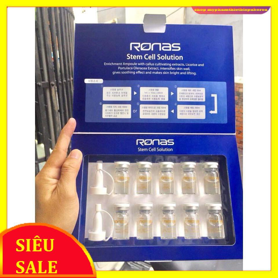 Tế Bào Gốc Ronas Chuẩn Korea, Check Được Mã Vạch