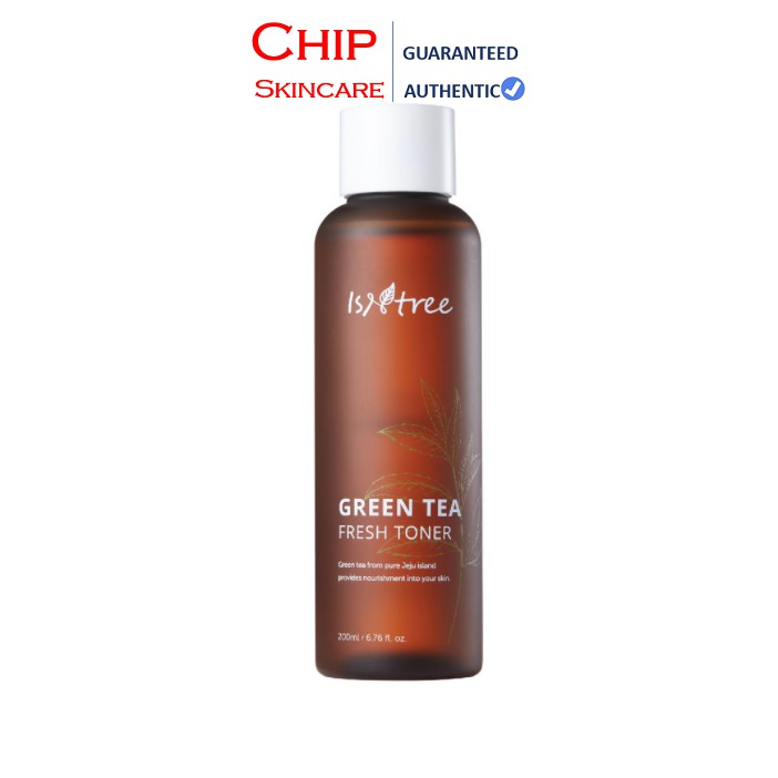 Toner chiết xuất trà xanh isntree green tea fresh toner 200ml