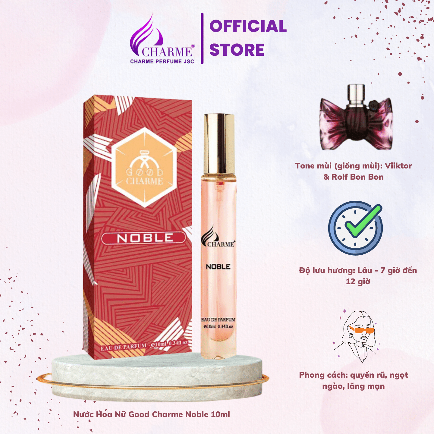 Nước Hoa Nữ GoodCharme Noble 10ml