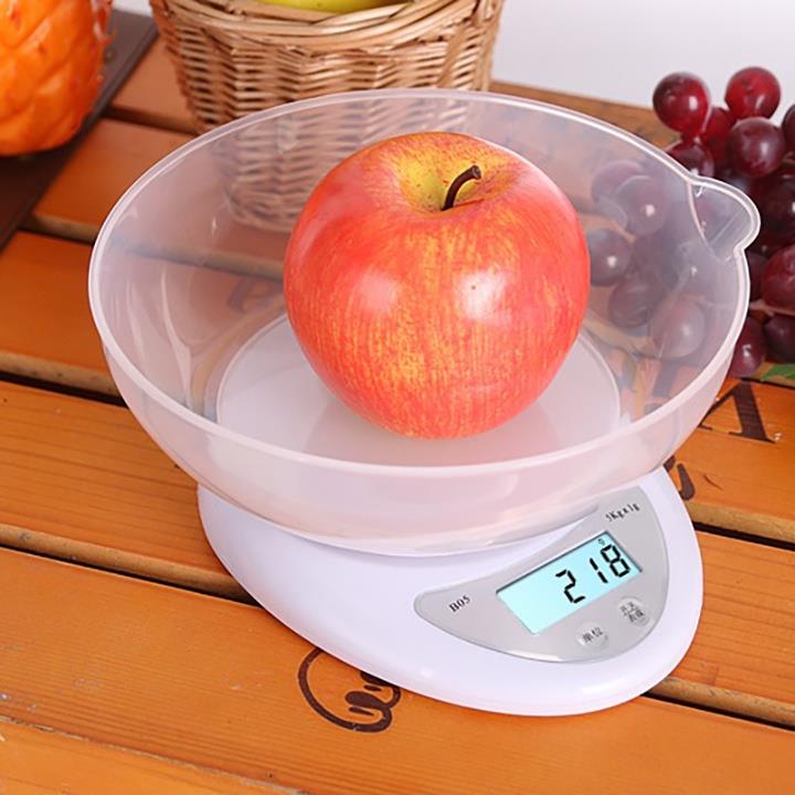 Cân điện tử để bàn mini 5 kg  cân nhà bếp ( Loại 1) - tặng kèm pin. Bảo hành lỗi 1 đổi 1.