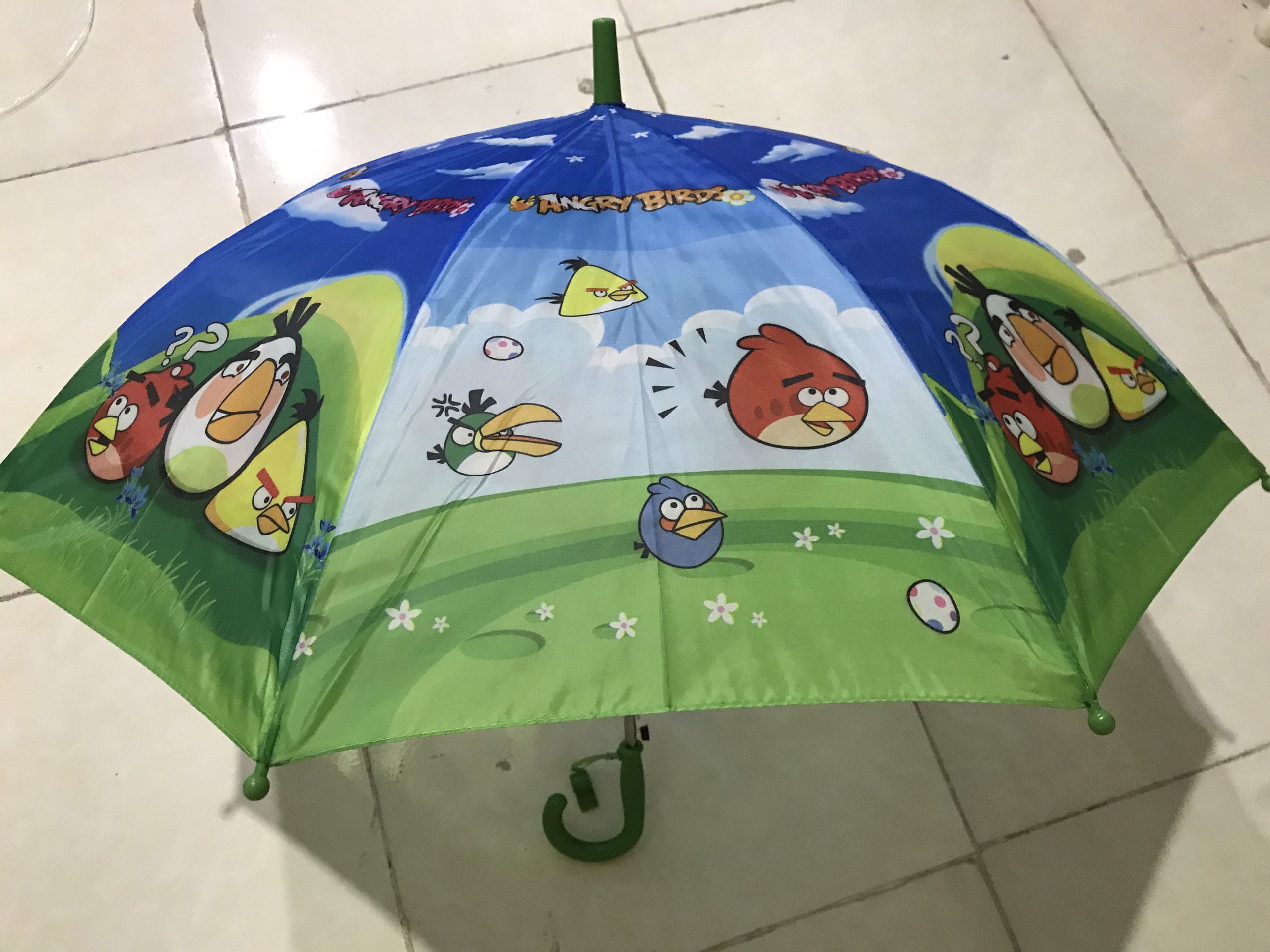 (Xả kho) Ô, dù cầm tay cho trẻ em nhiều hình, khung chắc chắn có còi