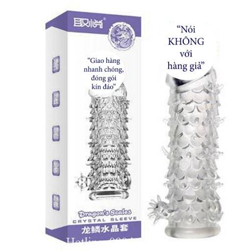 Bao-cao-su đ.ôn thiết kế vảy cá mềm gai quanh thân màu trắng - tăng kích thước - sử dụng nhiều lần