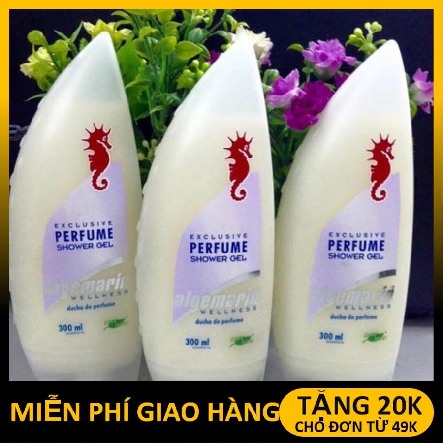 Sữa tắm cá ngựa algemarin đức 300ml