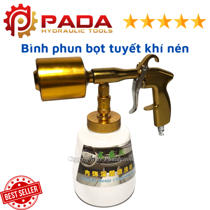 Bình phun bọt tuyết khí nén đâu vàng dung tích 1000ml cao cấp