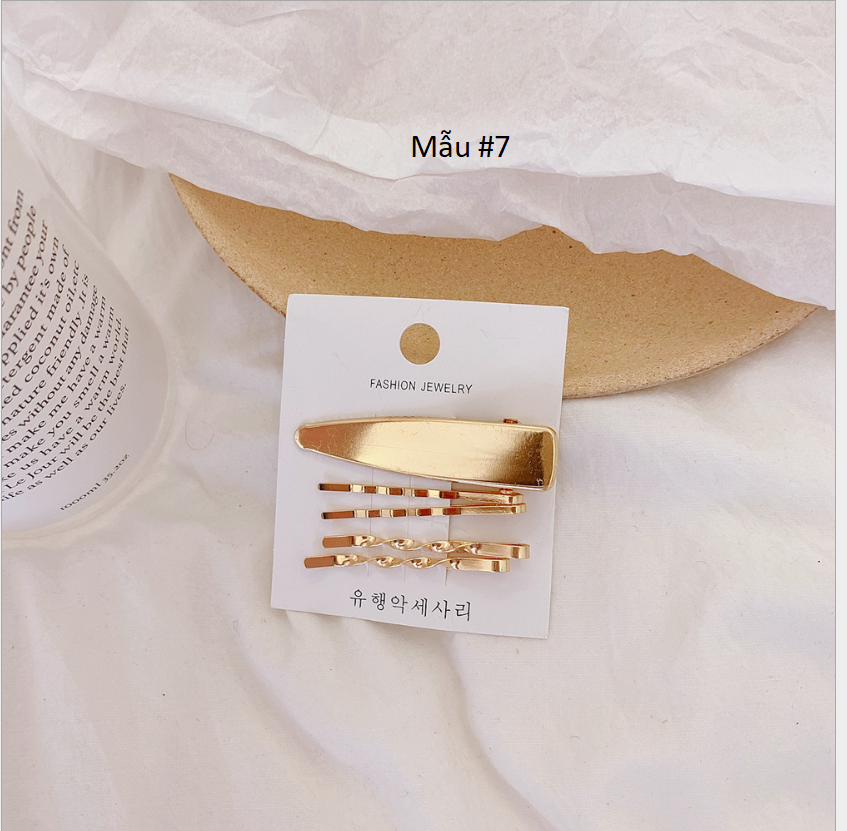Set kẹp tóc ngọc trai - Kẹp tóc nữ Hàn Quốc - Kẹp tóc ngọc trai Hàn Quốc - Kẹp tóc nữ dễ thương giá rẻ