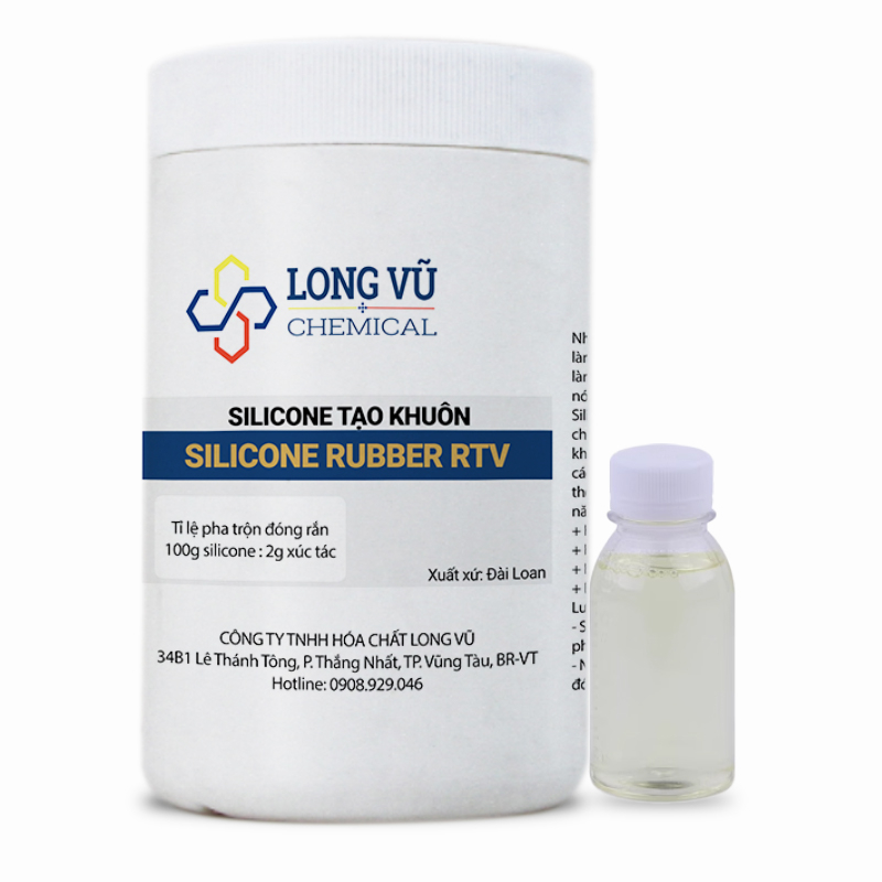 Silicone Làm Khuôn ,Silicon lỏng mền đổ khuôn loại  trắng trong, Trắng Sữa 828 RTV Rubber, Keo Silicon Đổ Khuôn Mềm, Nến, Tượng, Thạch Cao