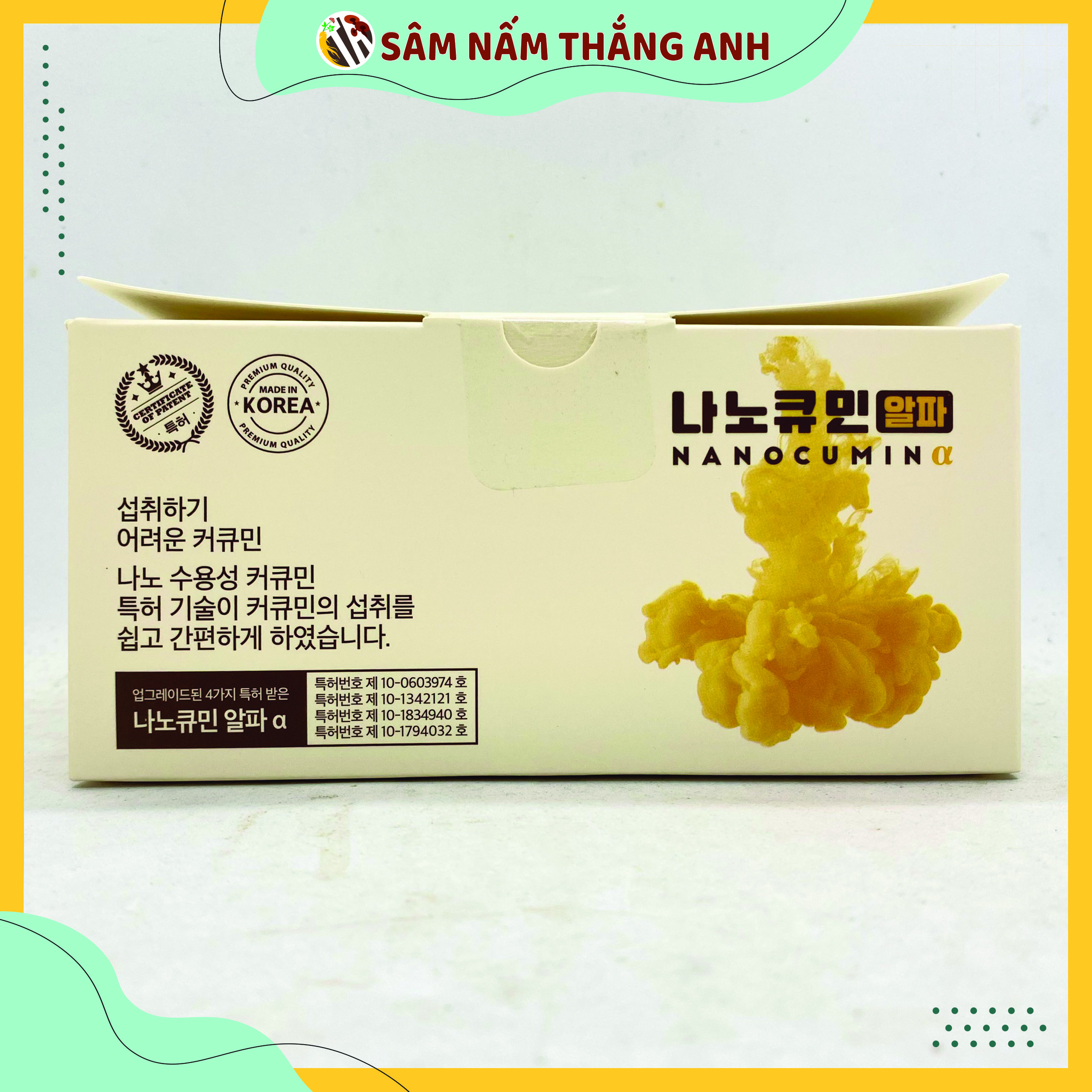 Tinh chất nghệ curcumin nano cumin gon nội địa hàn quốc 30 gói date 2025