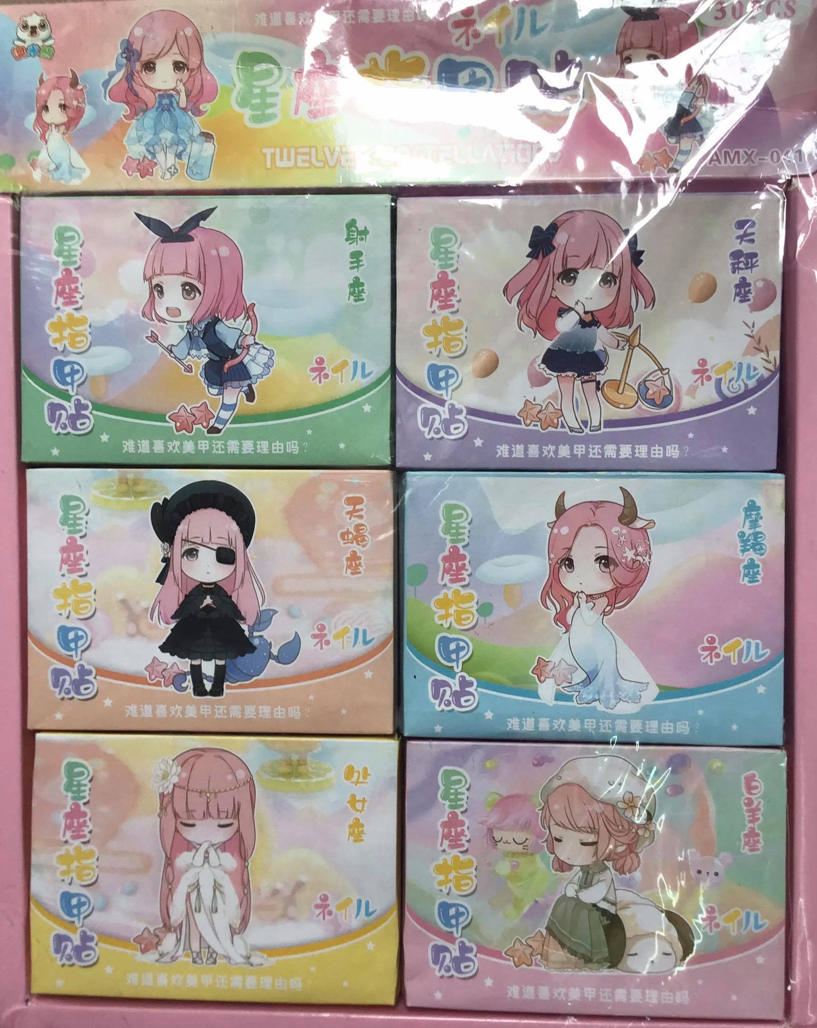 Combo 10 hình dán sticker Anime
