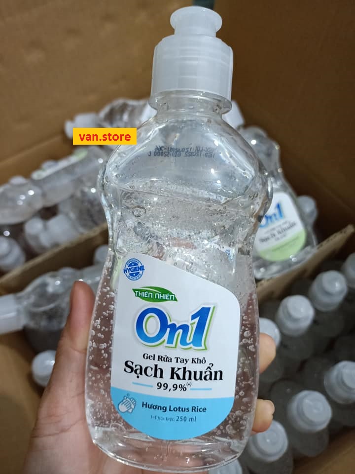 Gel rửa tay khô on1 hương lotus rice 250ml