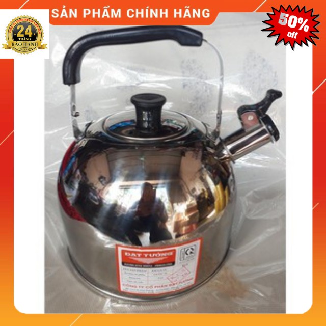 Ấm đun nước bếp ga -bếp từ 3l,5l đạt tường-siêu nấu nước inox -bảo hành 12 tháng