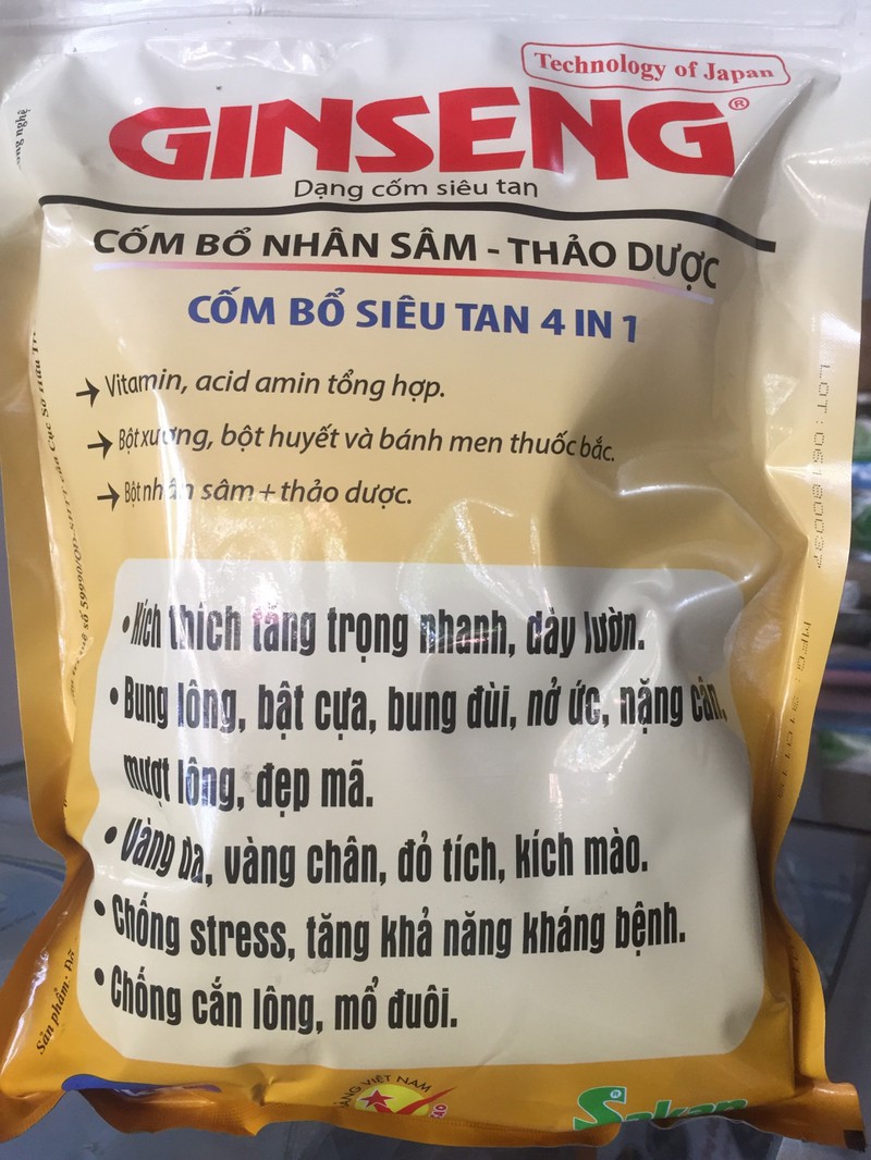 Cốm bổ Ginseng thảo dược Sakan 1kg