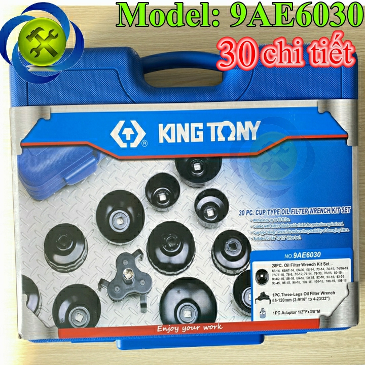Bộ cảo lọc dầu kingtony 9ae6030 có 30 chi tiết