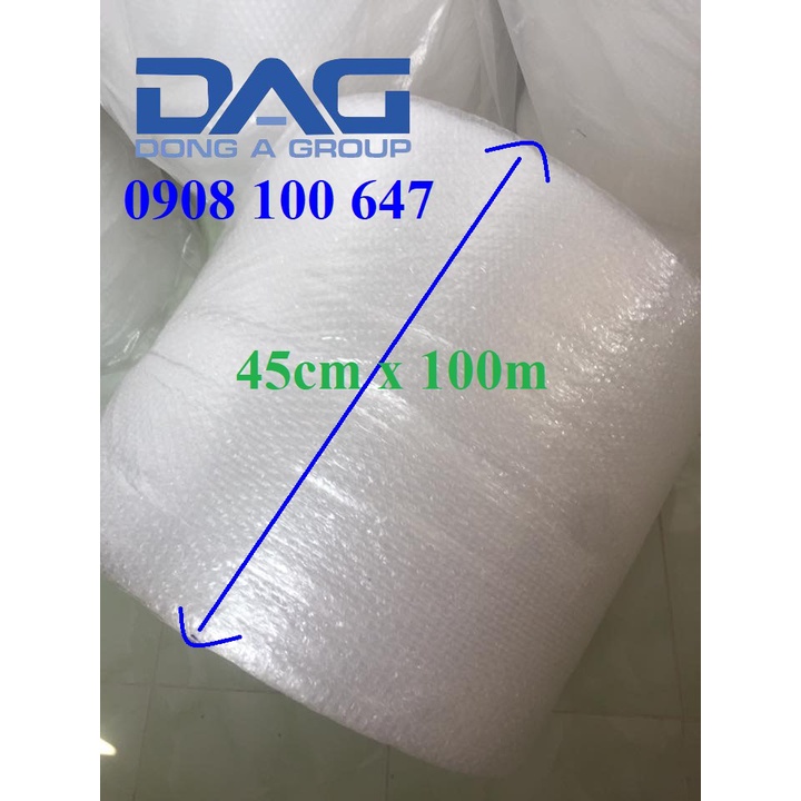 Siêu rẻ cuộn bóng khí màng xốp hơi- xốp nổ - gói hàng - bọc hàng - kích thước 45cm*100m