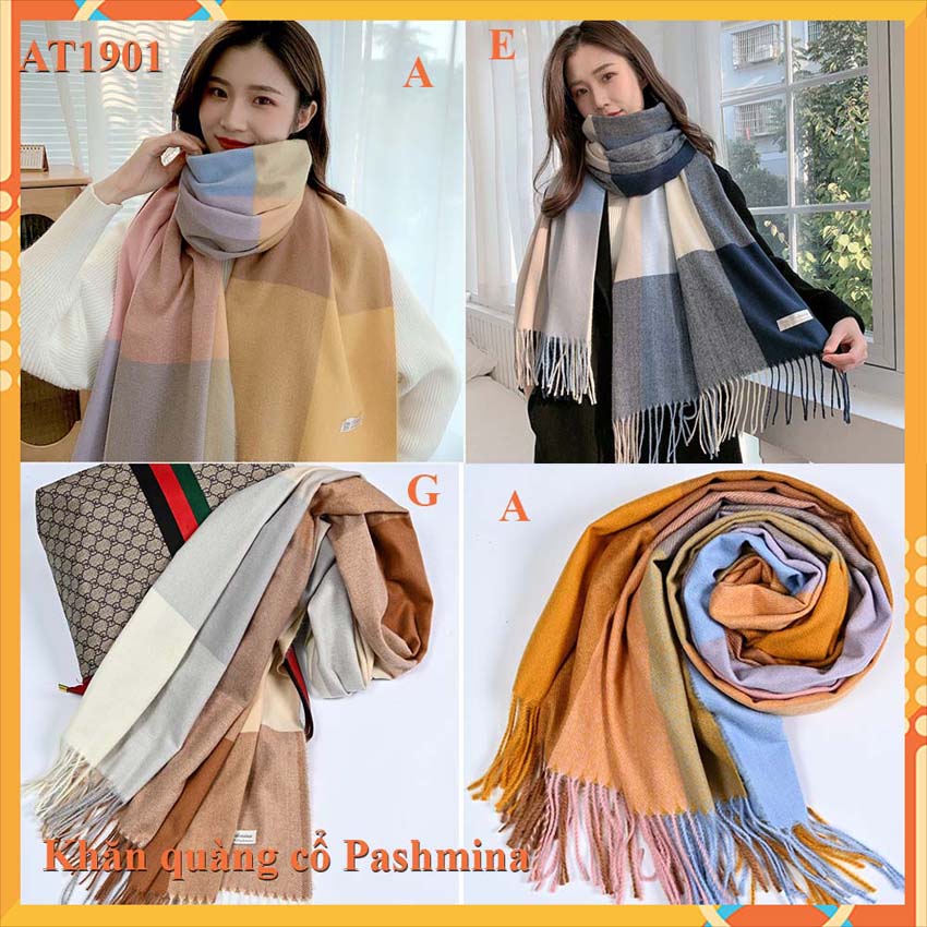 [HCM]Khăn choàng cổ nữ PASHMINA chất liệu mềmmịn dày - Phù hợp cho phái nữ trong thời tiết lạnh