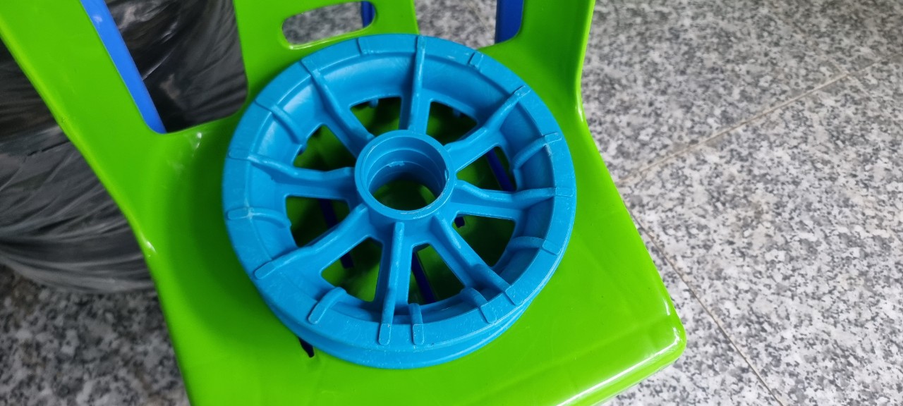 Mâm nhựa bánh xe rùa, xe đẩy bánh 10