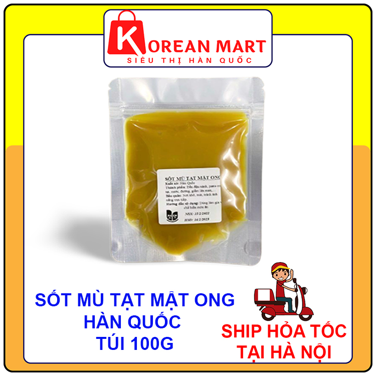 Sốt mù tạt mật ong Hàn quốc Chung Jung One chiết lẻ túi zip 100g