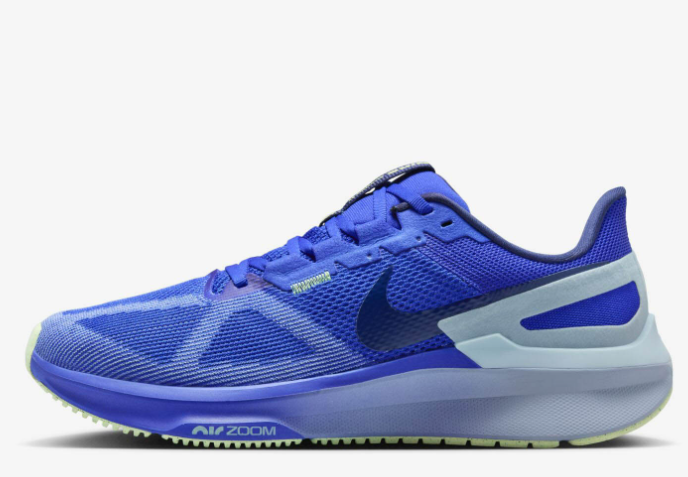 [THANH LÝ] Giày N i k e Mens Structure 25 Road Running Shoes - Hyper Royal Size 8.5 - Hộp Cấn Móp