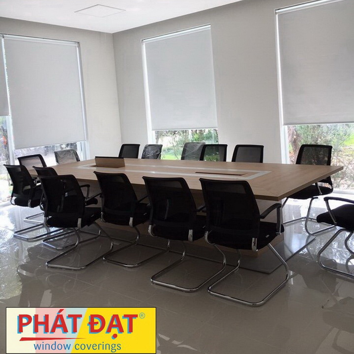 Rèm sáo cuốn, màn cuốn vải LƯỚI 14 màu, chống nắng 60%, đặt theo yêu cầu