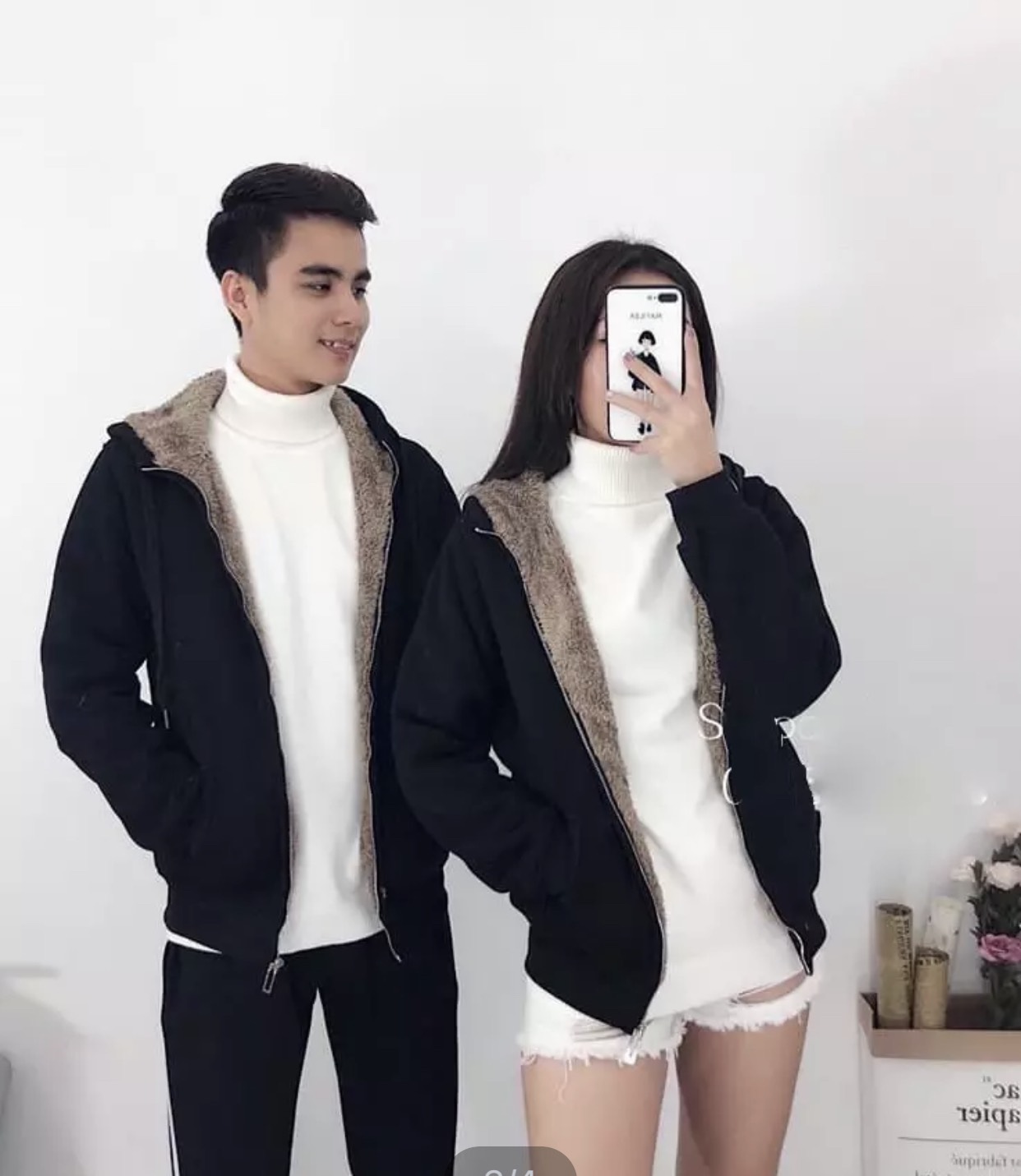 ÁO KHOÁC NỈ LÓT LÔNG NAM NỮ THIẾT KẾ TINH TẾ CHO MÙA ĐÔNG ẤM ÁP BAO ẤM BAO ĐẸP HÀNG MỚI