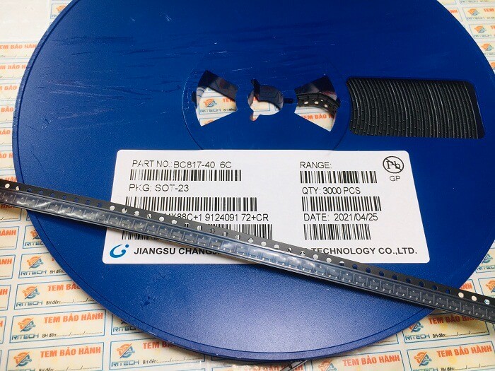 Bc817-40 6c 6cw npn transistor 0.5a 45v sot-23