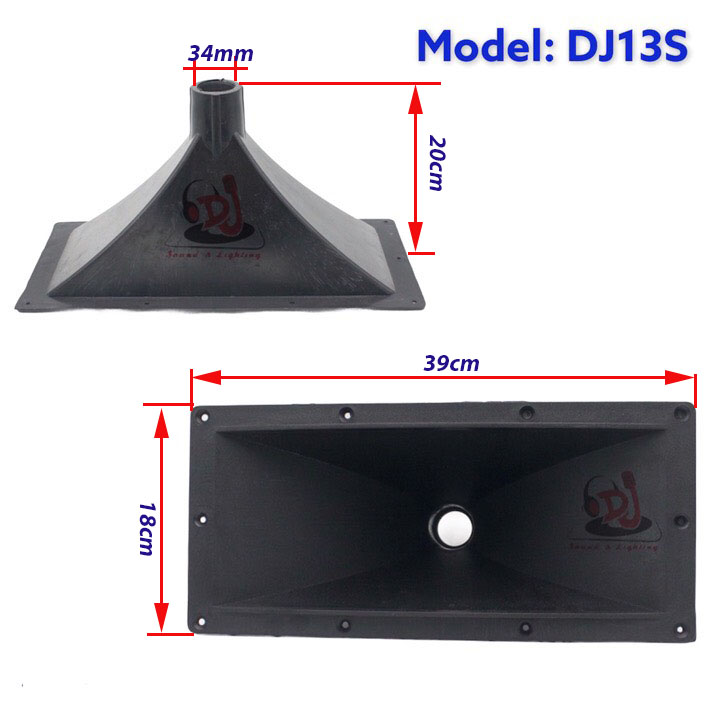 HỌNG TRÉP PHỂU TÉP 01 cái họng loa nhựa 39X18 phểu kèn loa trép, củ treble