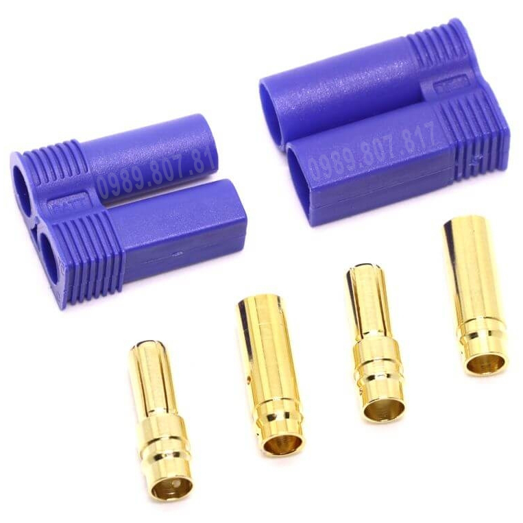 Jack EC5 Connector Plug nối nguồn điện cho thiết bị điện công suất lớn, ESC Motor Pin RC