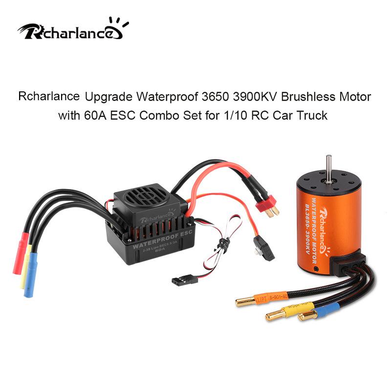 10 bộ motor brushless 3650 3900kv + esc 60a của hãng rcharlance