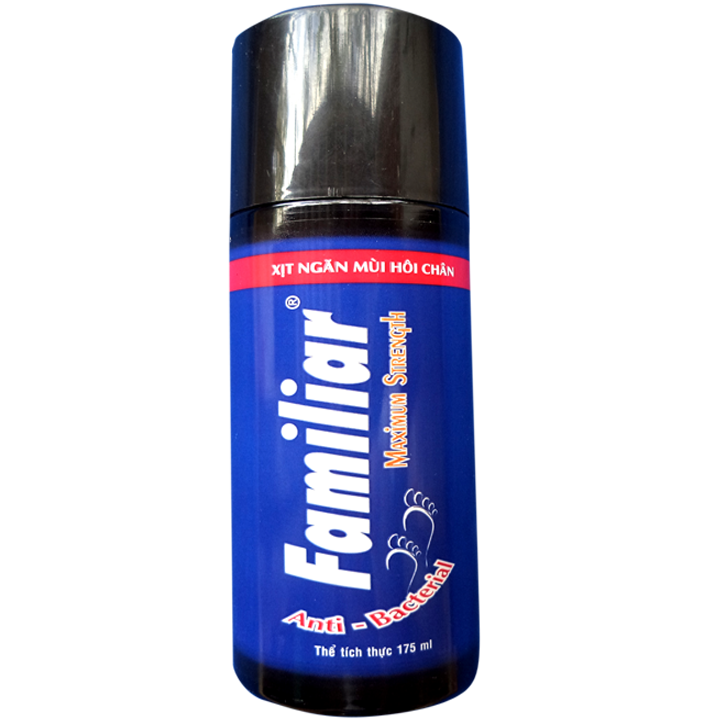 Chai xịt khử mùi hôi nón bảo hiểm, giày dép Familiar 175ml