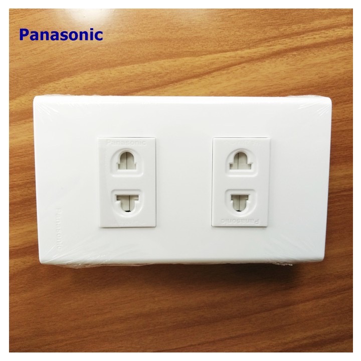 Ổ cắm Panasonic - 16A 250V - Loại 2 ổ cắm 2 chấu
