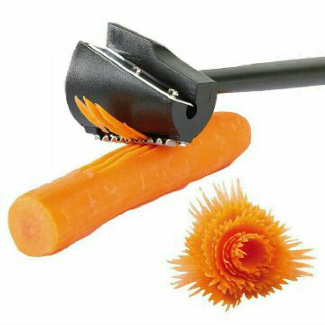 Xoáy hoa cà rốt tay cầm | dụng cụ tạo kiểu bông hoa cà rốt DN001
