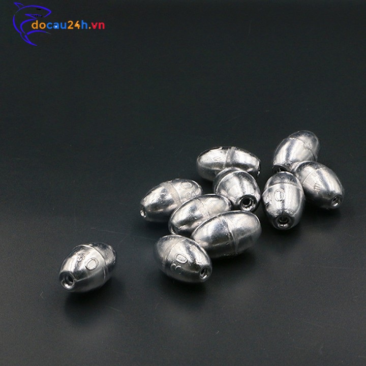 Combo 5 Viên Chì Xuyên Tâm Dùng Cho Câu Cá