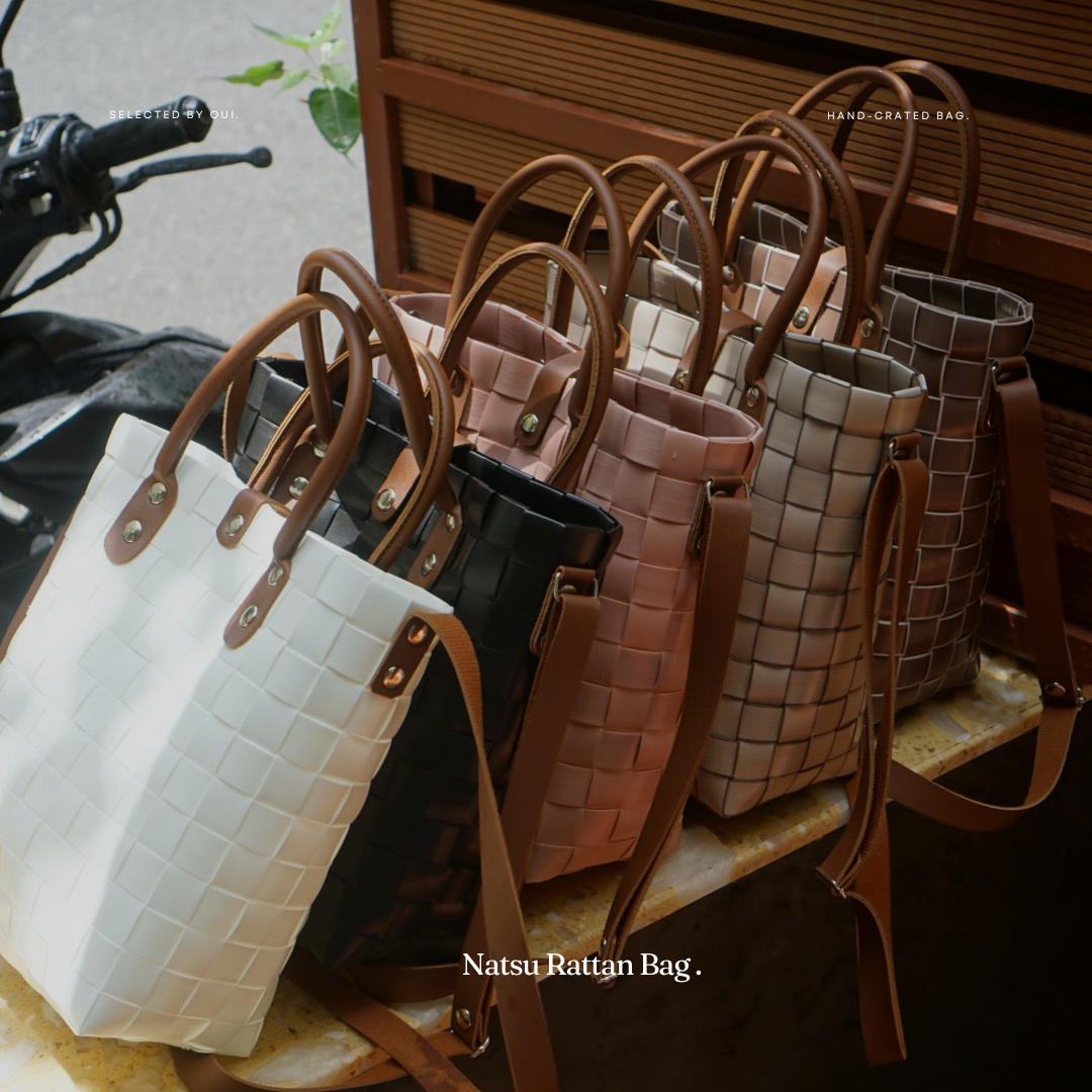 Nhập lazlook11 -15%| natsu rattan bag - túi đeo vai đan thủ công natsu - designed by ouithebrand.