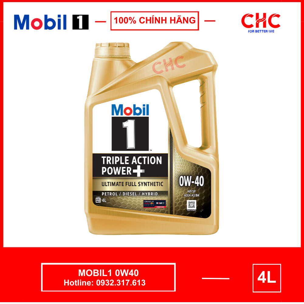 Dầu nhớt Mobil1 0W40 dầu nhớt cao cấp dành cho xe hơi Porsche, Mercedes Benz, Audi, BMW, Lamborghini, VW