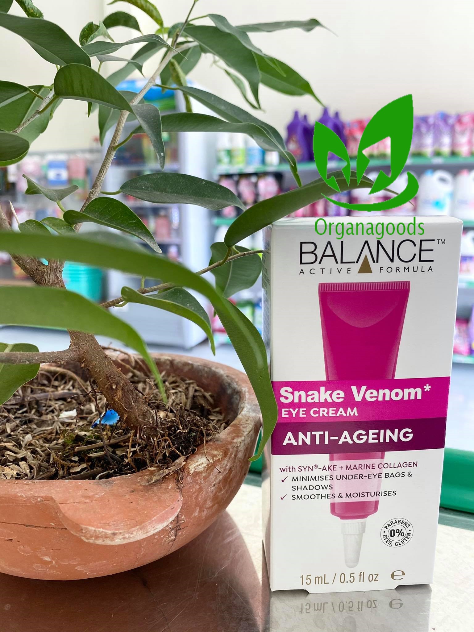 Kem Dưỡng Mắt Nọc Rắn Balance Active Formula - Giảm Quầng Thâm, Bọng Mắt 15ml Snake Venom Eye Cream