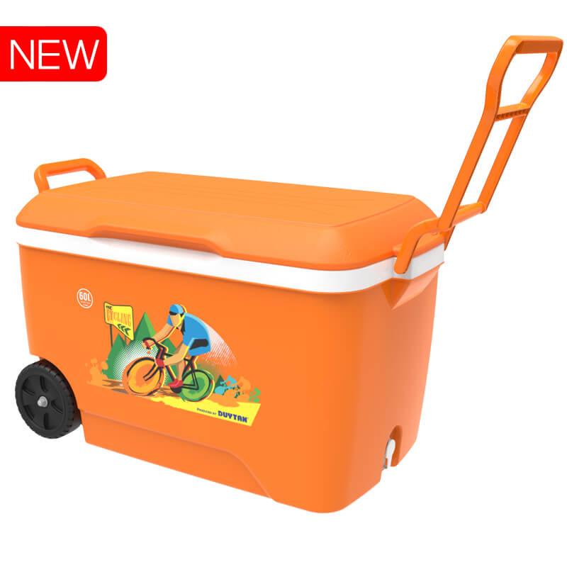 [HCM]Thùng đá cao cấp MATSU Duy Tân 60 lít ( Có bánh xe )