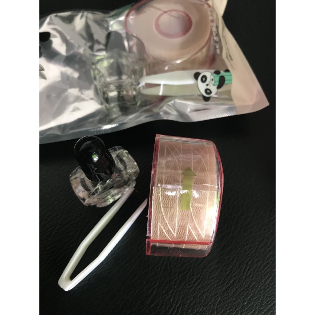 Kích mí cuộn panda 200 miếng +keo+ nhíp