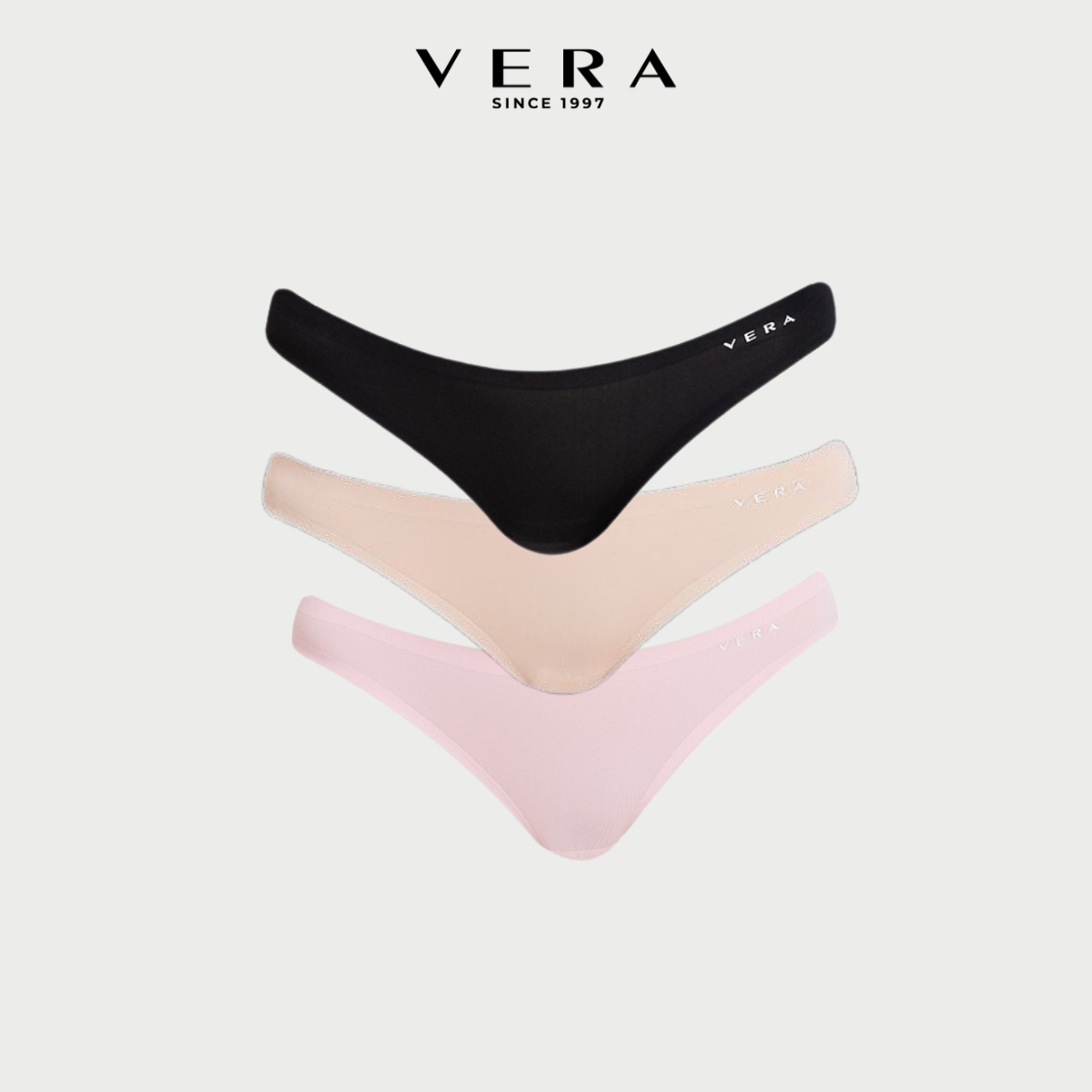 Combo 3 Quần lót bikini seamless VERA không lộ viền mặc trong váy - V0509