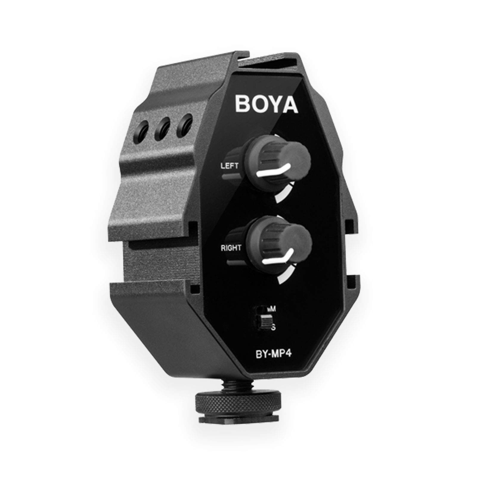 Bộ trộn âm thanh micro stereo cho điện thoại, máy ảnh | Boya BY-MP4